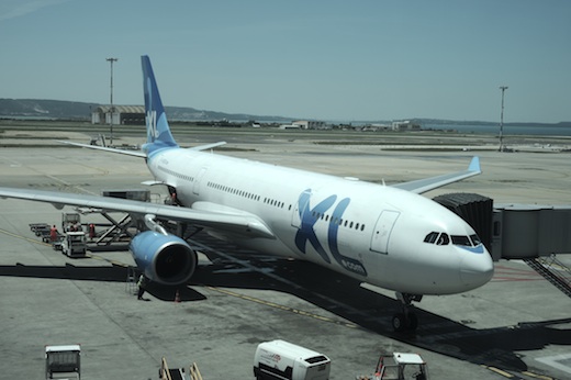 L'A330-200 d'XL Airways au contact à Marseille-Provence