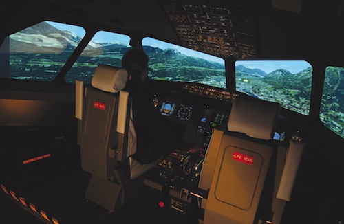 Un réalisme total pour permettre d'immersion des amateurs dans l'ambiance d'un cockpit d'avion de ligne