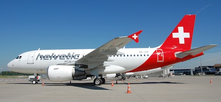 Airbus A319 d'Helvetic Airways