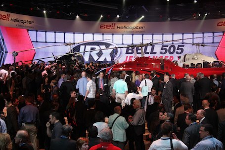 Dans un déluge de décibels et de lumières, Bell a levé le voile à Heli Expo 2014 sur le Jet Ranger X, alias Bell 505.