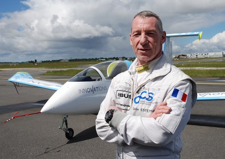 Didier Esteyne, pilote d’essais et co-concepteur de l’E-Plane