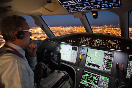 Le Falcon 2000S peut se poser à 95% de sa masse maximale au décollage