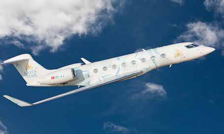 1. Une livrée très aérienne pour le premier G650 européen de Vertis Aviation et ExecuJet