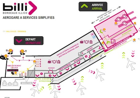 Le terminal low cost Billi de Bordeaux-Mérignac va gagner 1000m2 et deux postes avions