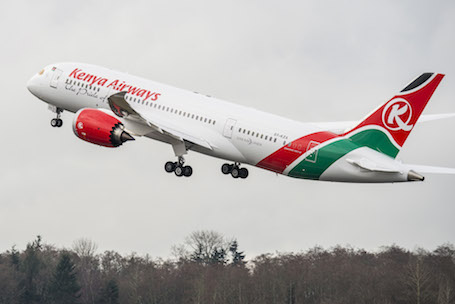 Mise en ligne du premier 787 de Kenya Airways sur Nairobi-Paris