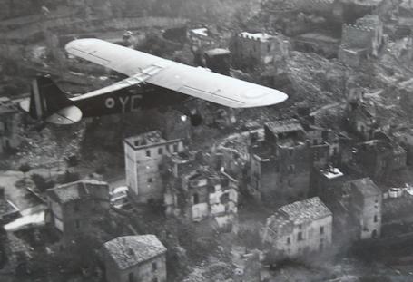 Corentin Le Pape au-dessus de Vénafro, début 1943