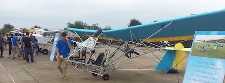 L'ULM américain Ziglo présenté au salon de Jingmen (Chine)