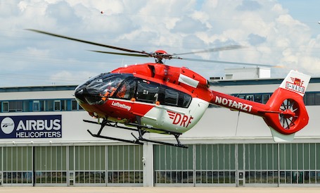 L’EC145 T2, hélicoptère polyvalent bimoteur, de la classe des 4 tonnes, a été présenté en public pour la première fois en 2011