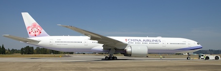 2. China Airlines a reçu son premier Boeing 777-300ER le 3 octobre 2014