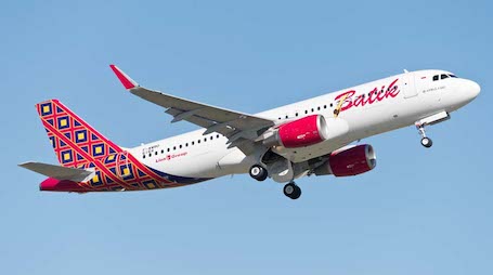 Les premiers A320 sont destinés à la compagnie Batik Air, filiale du Groupe Lion Air