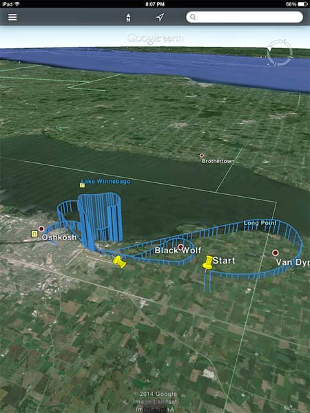 ForeFlight permet désormais d'enregistrer le tracé GPS de son parcours