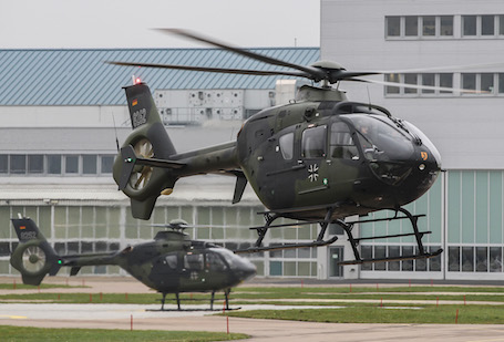 L'armée allemande dispose de 14 EC135 pour la formation initiale de ses pilotes d'hélicoptères