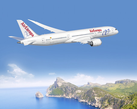 Air Europa a au total en commande 22 Boeing Dreamliners (787-8 et 787-9)