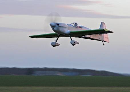 Le 432 aux mains de Régis Alajouanine pour son premier vol