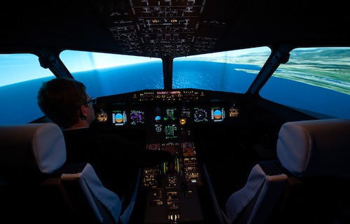 Simulateur d'A320 d'Aviasim