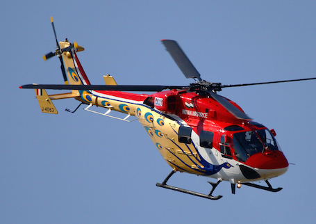 ALH-DHRUV de l'iniden HAL est équipé du moteur TM333 2B2 de Turbomeca. © HAL