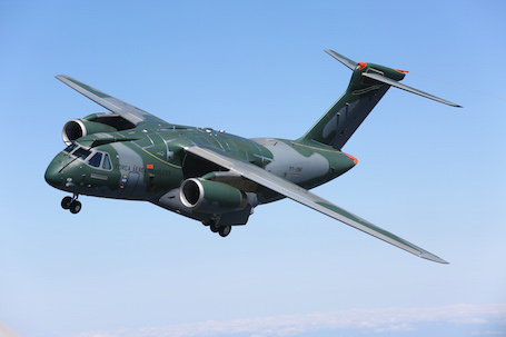 KC-390 d'Embraer en vol