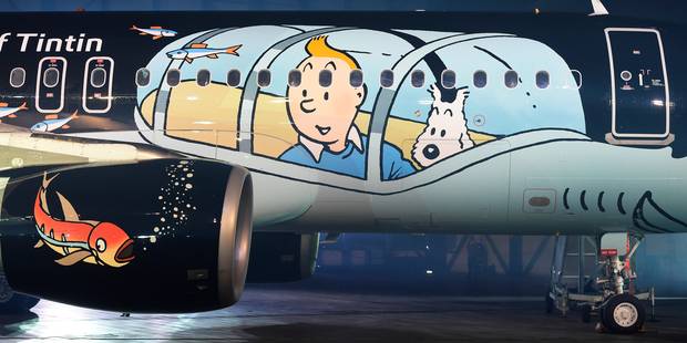 Sculpture Tintin & Milou - Grand Avion A320 Rackham (37 Cm) - Coffret Numéroté Avec Certificat - Moulinsart 2016