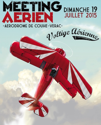 L'affiche du meeting de Couhé-Vérac est signée Romain Hugault