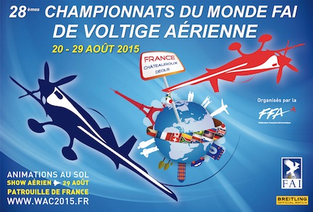 En 2015, la France accueille l'élite de la voltige mondiale