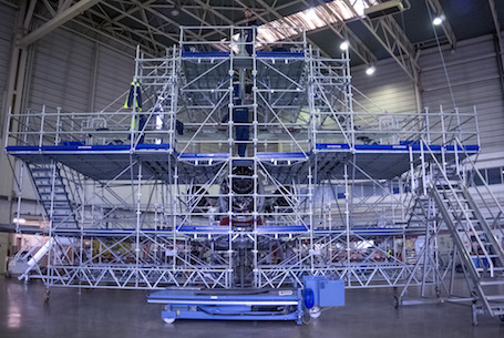 Dassault Falcon Services a entrepris de définir la procédure de référence pour les C-Check sur la flotte Falcon 7X