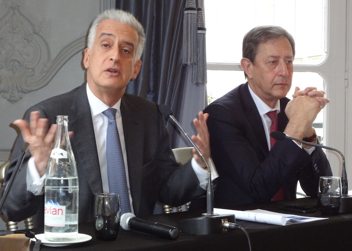 2. Patrick Daher (à droite), PDG de Daher, et son successeur, Didier Kayat, amené à prendre la direction du groupe en 2017