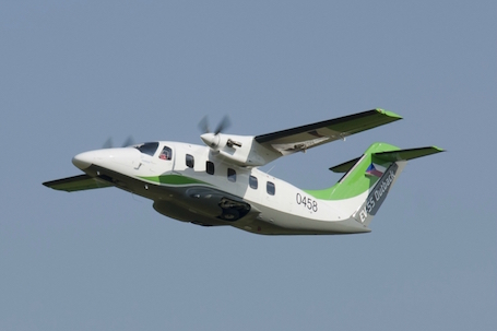 L'EV-55 Outback d'Evektor a effectué son premier vol en 2011. Son dossier de certification vient tout juste d'être ouvert auprès de l'EASA.