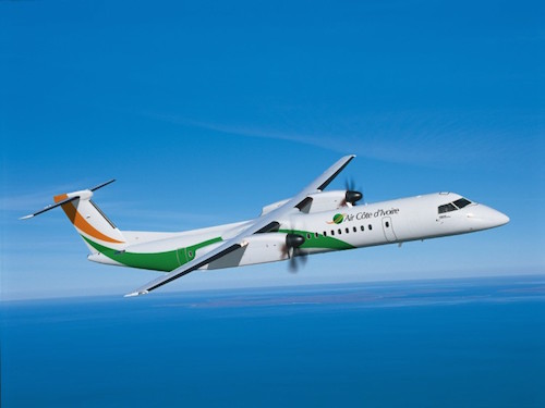 Les Q400 NextGen d'Air Côte d’Ivoire sont aménagés en biclasse