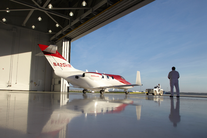 Le biréacteur HondaJet est assemblé à Greendboro (NC), aux USA