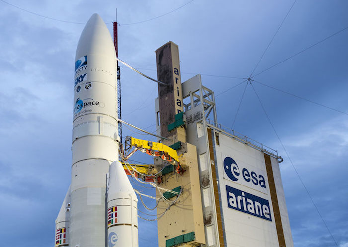 Il s'agit du deuxième tire d'une fusée Ariane 5 depuis le début de l'année.
