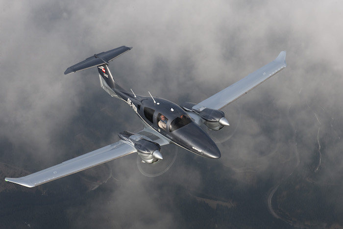 Le nouveau bimoteur diesel DA-62 de Diamond Aircraft sera l'une des attraction du salon France Air Expo de Lyon-Bron