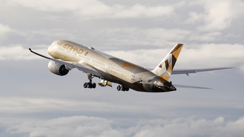 Etihad Airways a mis en service son premier Boeing 787-9 en décembre 2014