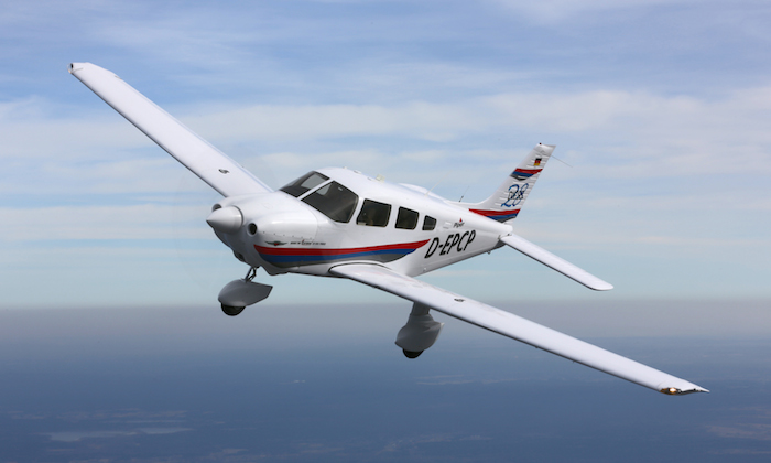 Le Piper Archer DX vole indifféremment avec du carburant diesel (EN590) et du Jet-A1