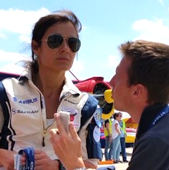 Dorine et son instructeur Romain Vienne