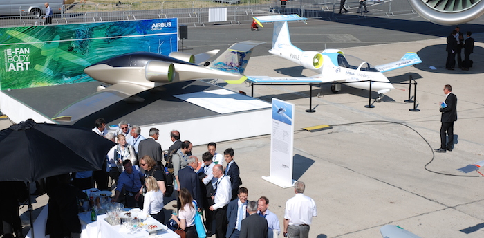 A travers l'E-Fan, Airbus Group veut prouver son engagement dans la recherche de nouveaux moyens de voler