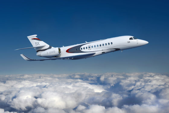 Le Falcon 5X pourra relier sans escale New York à Moscou, Johannesburg à Genève, Hong Kong à Moscou, Londres à Miami, Sao Paulo à Chicago ou encore Shanghai à Sydney.