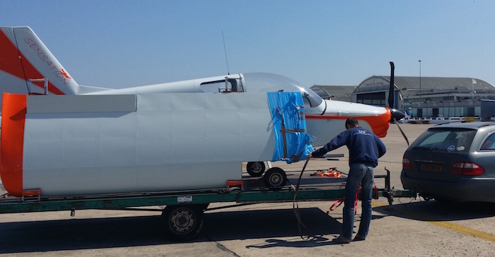 L'ULM Sensation condamné à rejoindre le Bourget par la route