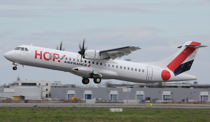 Hop! a reçu son premier ATR 72-600 en avril 2015