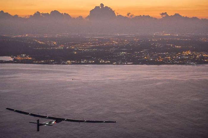 L'arrivée de Solar Impulse 2 à Hawaï, le 3 juillet 2015