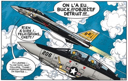 Quand Buck Danny pilotait des F-14 Tomcat
