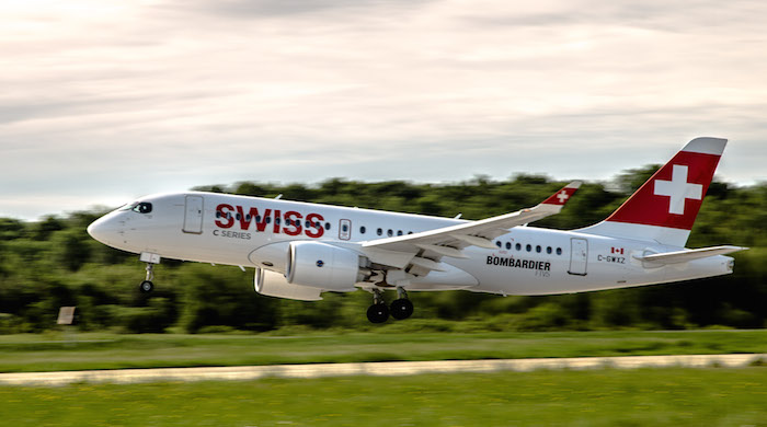 Bombardier a enregistré des commandes et engagements touchant 603 avions C Series, dont 243 en commande ferme.