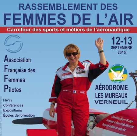 Pascale Alajouanine, championne de voltige, membre de l'AFFP et marraine de ce rassemblement, sera présente tout le week-end.