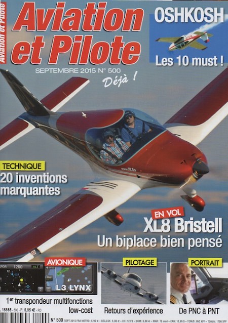De plus en plus d'ULM en couverture d'Aviation et Pilote, le mensuel des pilotes privés