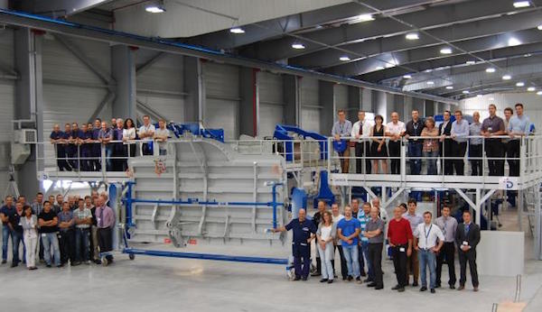 Livraison par Daher à Airbus de la première trappe de train d’atterrissage principal de l’A350-1000