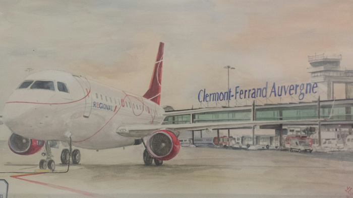 L'aéroport Clermont-Ferrand Auvergne accueille l'illustrateur Laurent Chèze