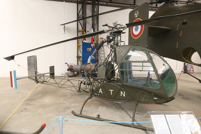 Un exemplaire du Djinn préservé au musée de l’Alat, à Dax.