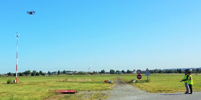 Les essais en vol sont réalisés à Francazal, l'aérodrome toulousain sur lequel est implanté Airborne Concept