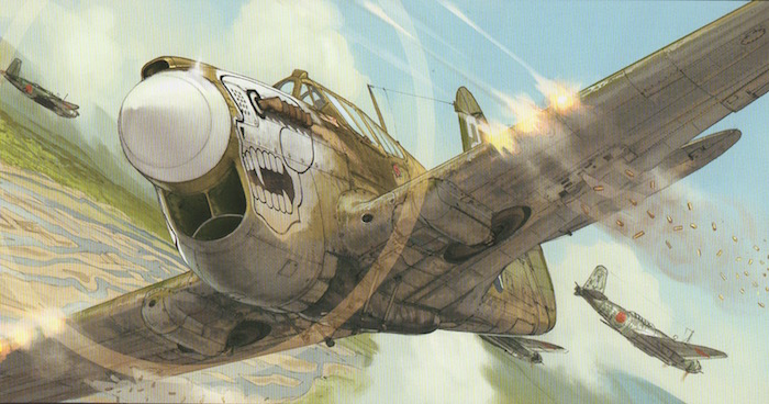 Les P-40 des Burma Banshees dans le feu de l'action