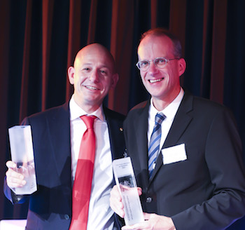 Christophe Bruneau, Directeur général d’AES et Axel Huderpohl, Directeur technique d’AES.