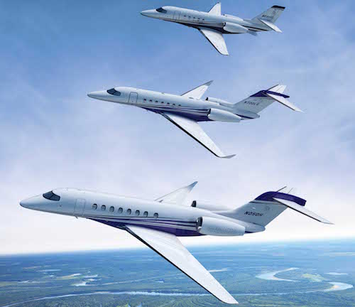 Les trois grandes cabines de la famille Cessna Citation : Hemisphere, Longitude et Latitude